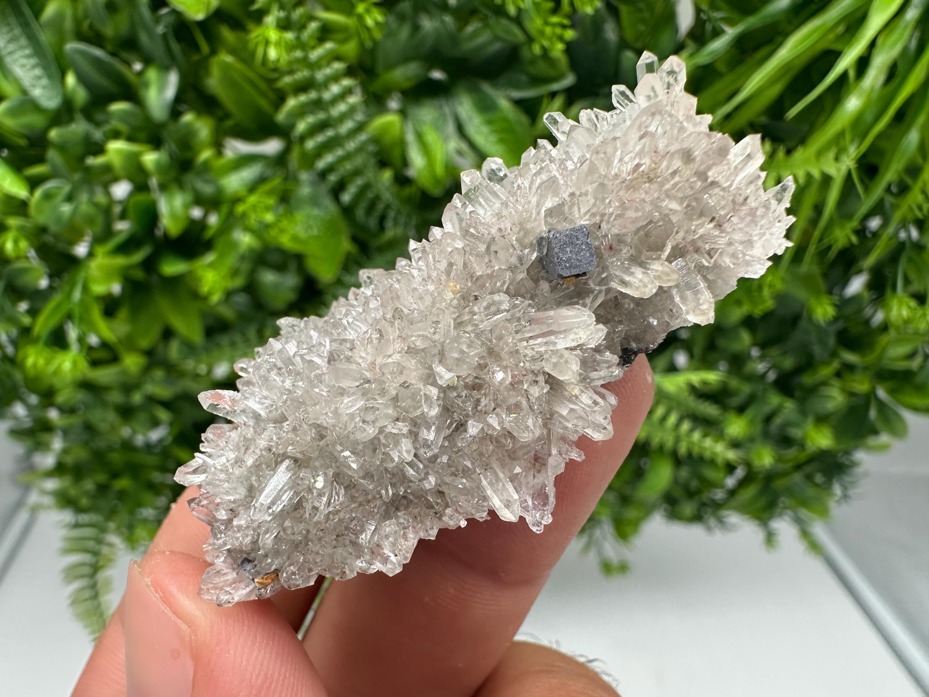 Stunning Quartz whit Hematite,Iron oxide from 9th September mine,natural,collectible mineral specimen,home decor stone,gift,crystal,collecti