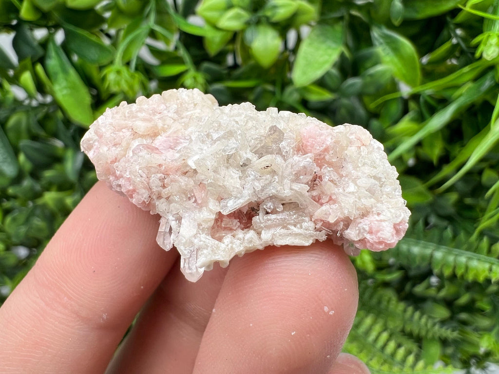 Pink Rhodochrosite Crystal Cluster, Starnica Mine, Bulgaria