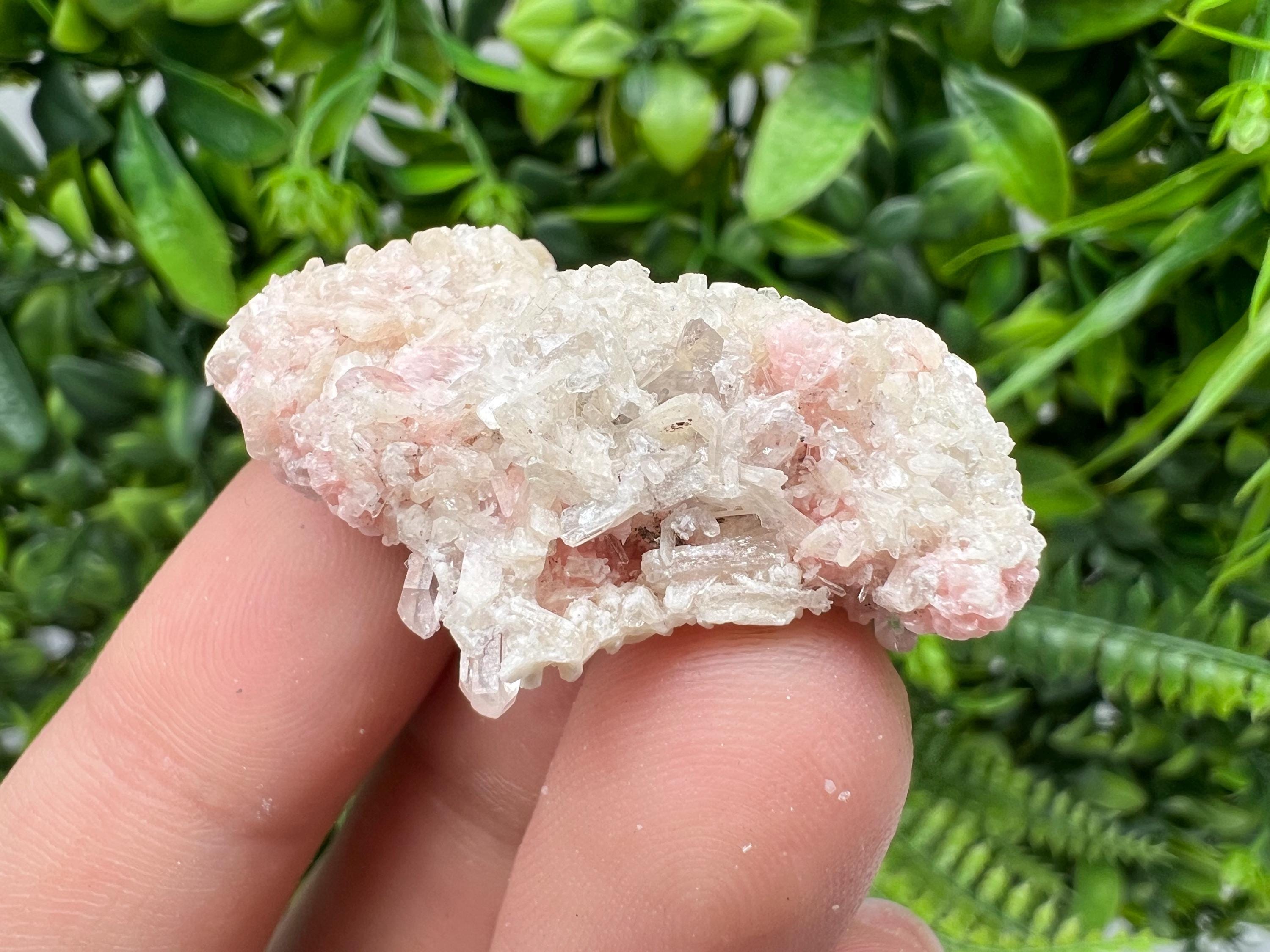 Pink Rhodochrosite Crystal Cluster, Starnica Mine, Bulgaria