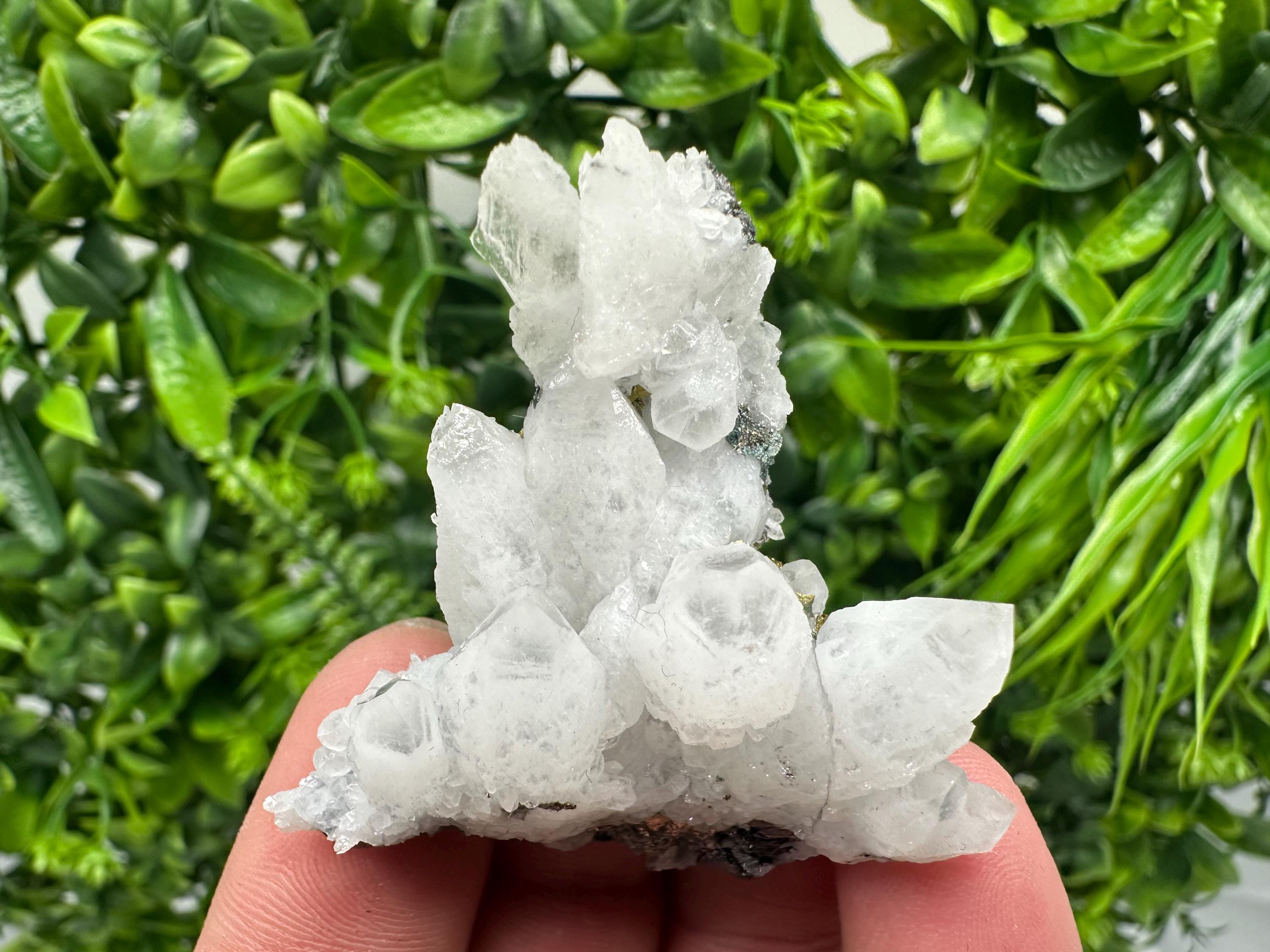 Chalcopyrite on Quartz, Krushev Dol Mine, Bulgaria, Mineral Specimen