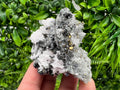 Stunning Cgalcopyrite,Galena,Sphalerite,Calcite,on needle Quartz from Borieva mine,Madan,Bulgaria,natural,collectible mineral specimen,gift