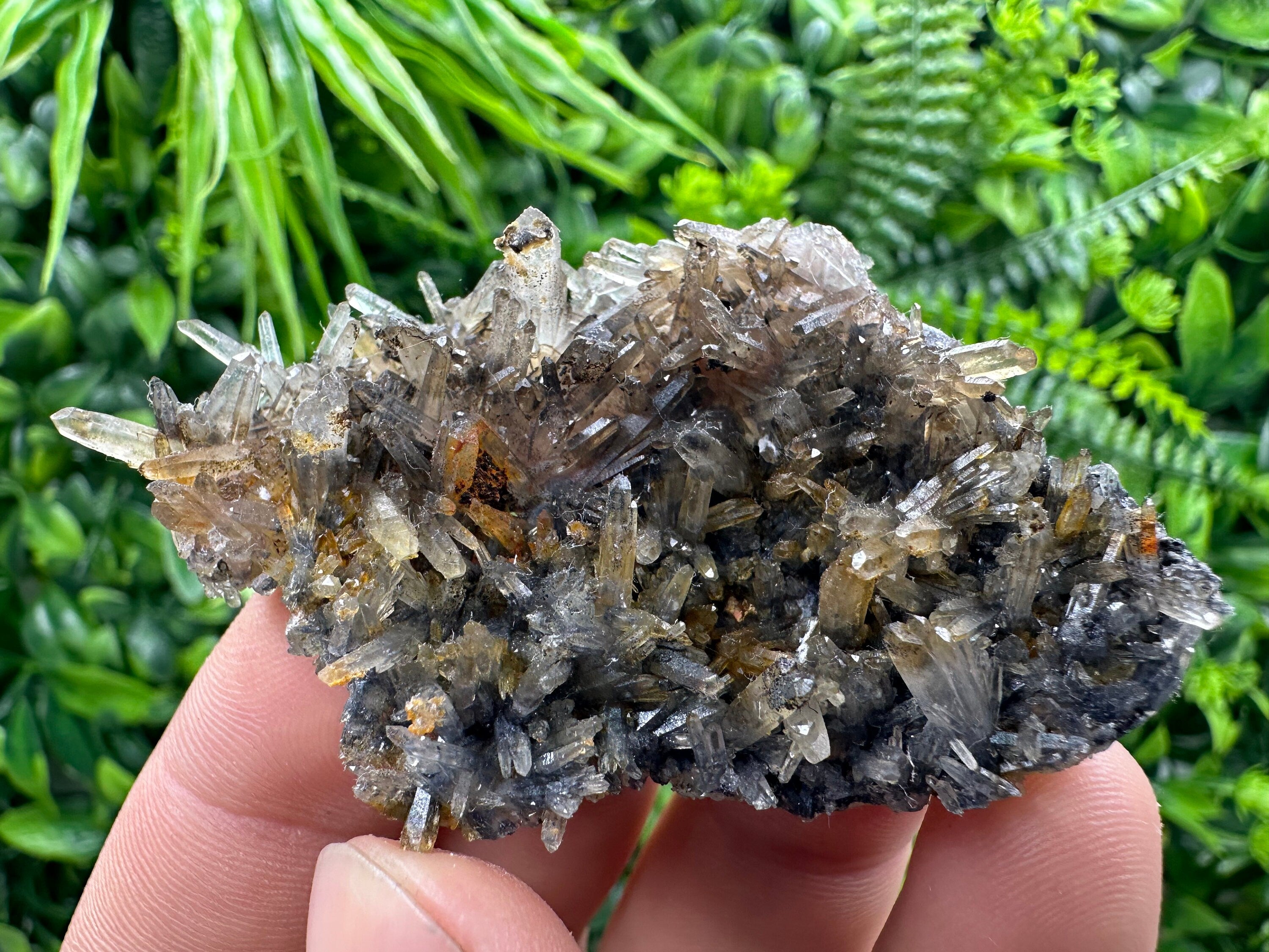 Iron Oxide Limonite Quartz Crystal Home Decor