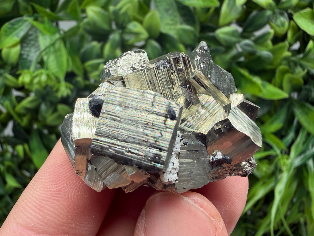Rare Floating Pyrite Cluster, Fool’s Gold Crystal Decor