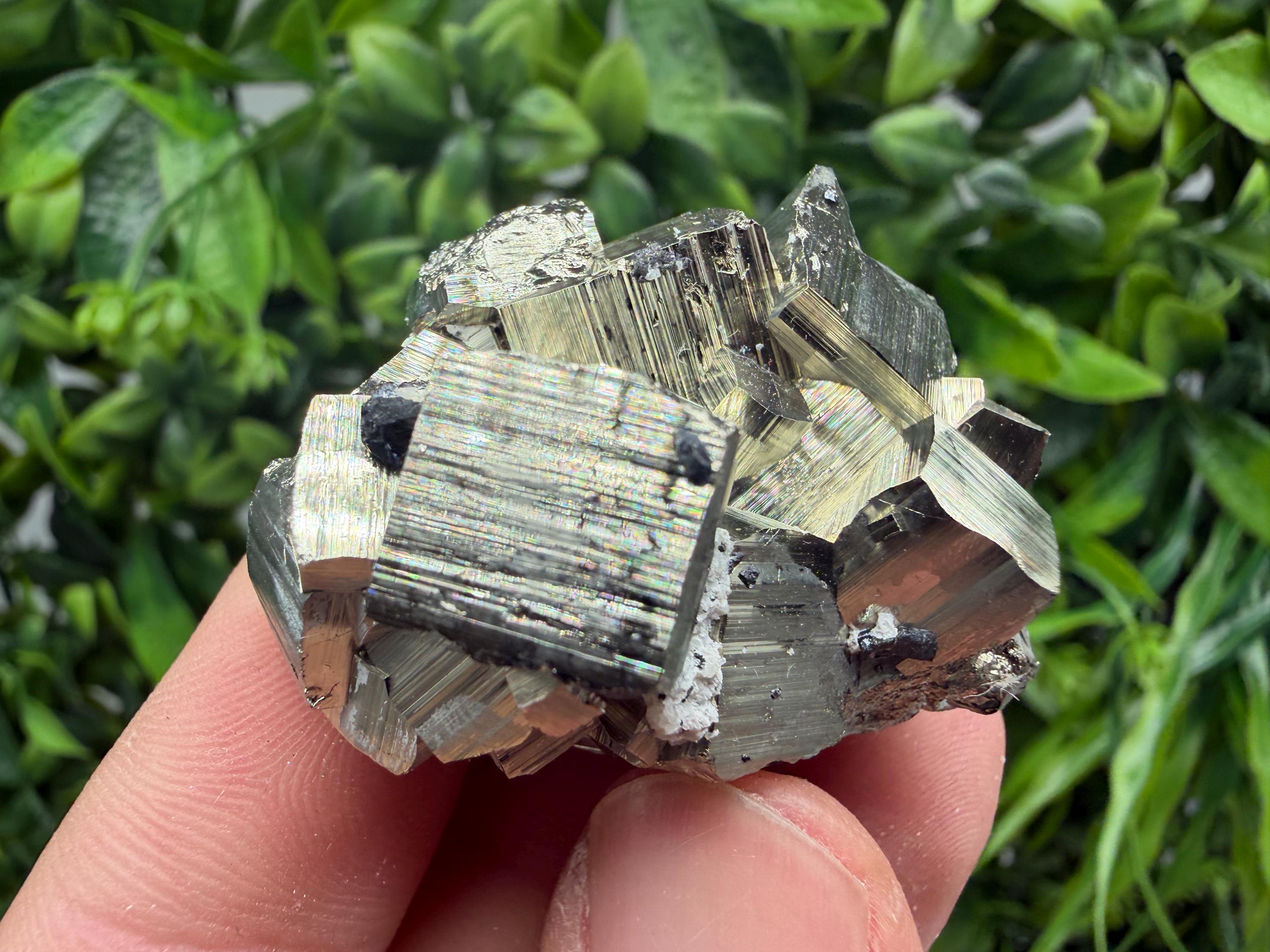 Rare Floating Pyrite Cluster, Fool’s Gold Crystal Decor