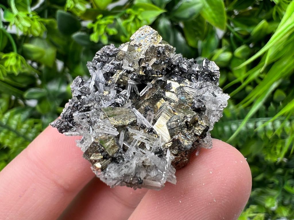 Stunning Pyrite on Quartz,Calcite from Borieva mine,Madan,Bulgaria,natural,collectible mineral specimen,home decor stone,collection crystal