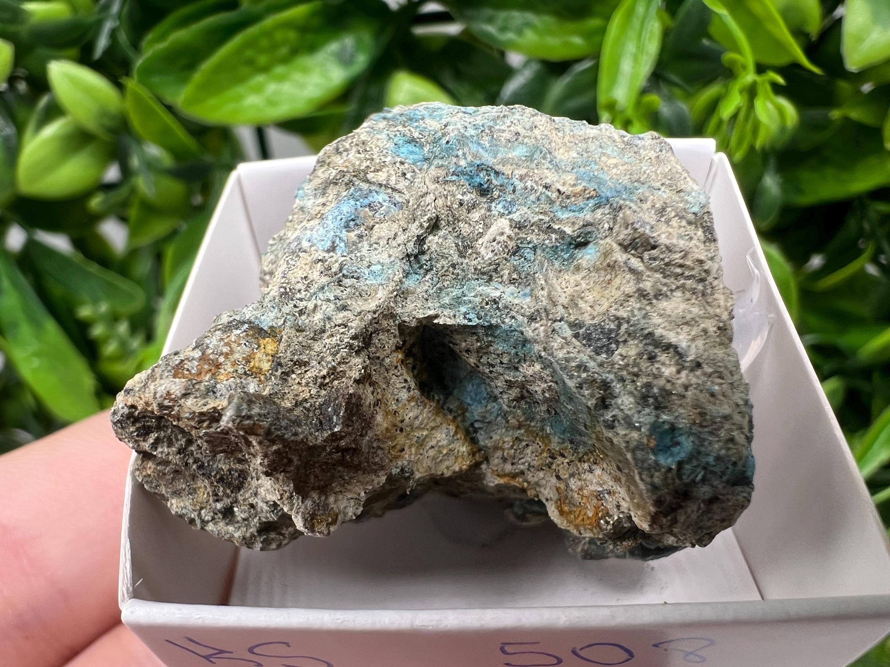 Rare Raw Aerinite Mineral Specimen: Collection Crystal from Lleida, Spain (4/4 cm