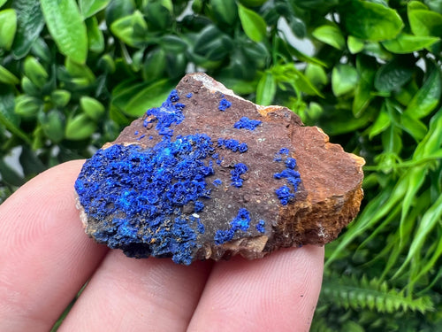 Azurite Malachite Mineral Specimen: Moroccan Blue-Green Crystal, Home Decor