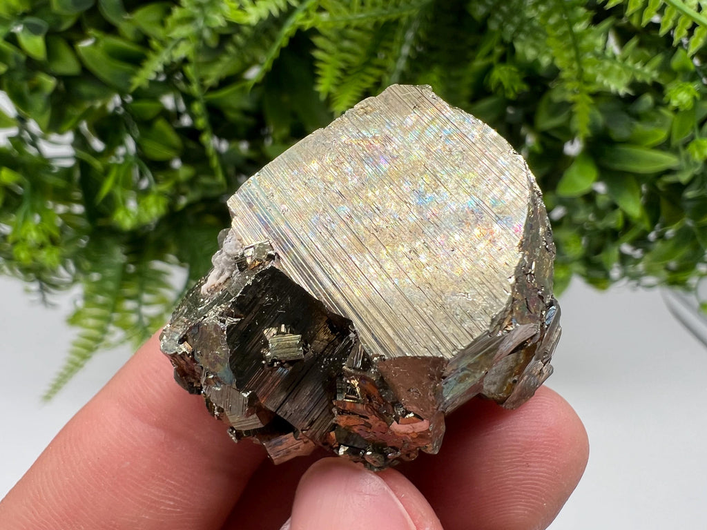 Red Pyrite Hematite Cluster, Borieva Mine Bulgaria, Home Decor Stone