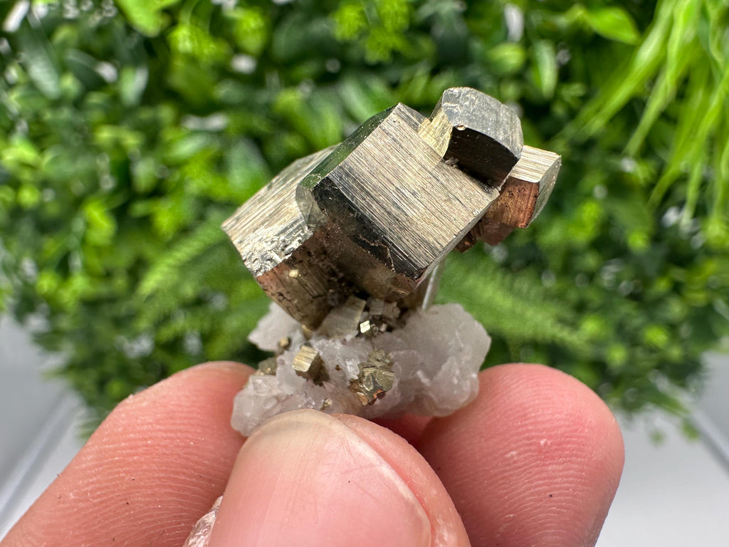 Wonderful Rainbow Pyrite whit Calcite,natural minerals souvenir Crystal,collection stone,rare minerals,home decor,Borieva Bulgaria