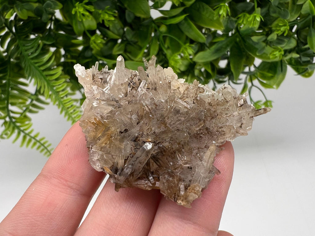 Bulgarian Quartz Mineral Specimen: Iron Oxide Limonite, 9th September Mine