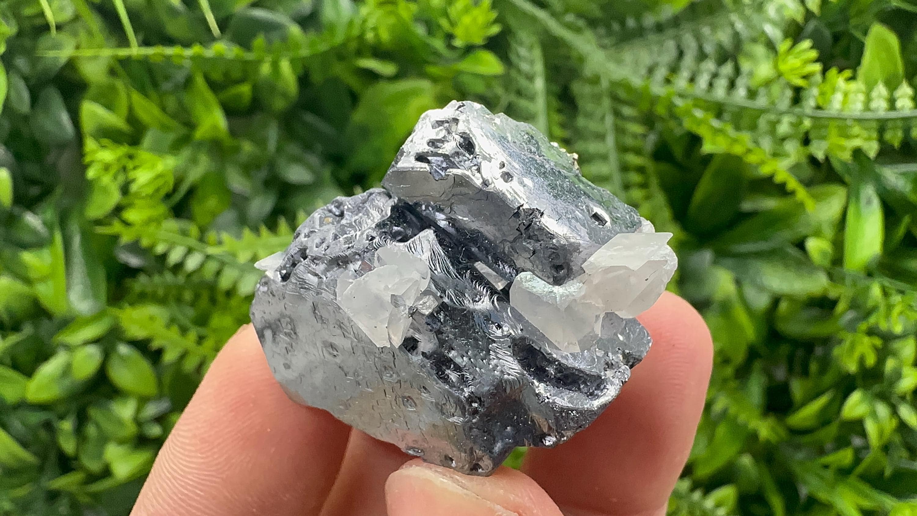Quartz Galena Calcite Specimen: Borieva Mine, Bulgaria