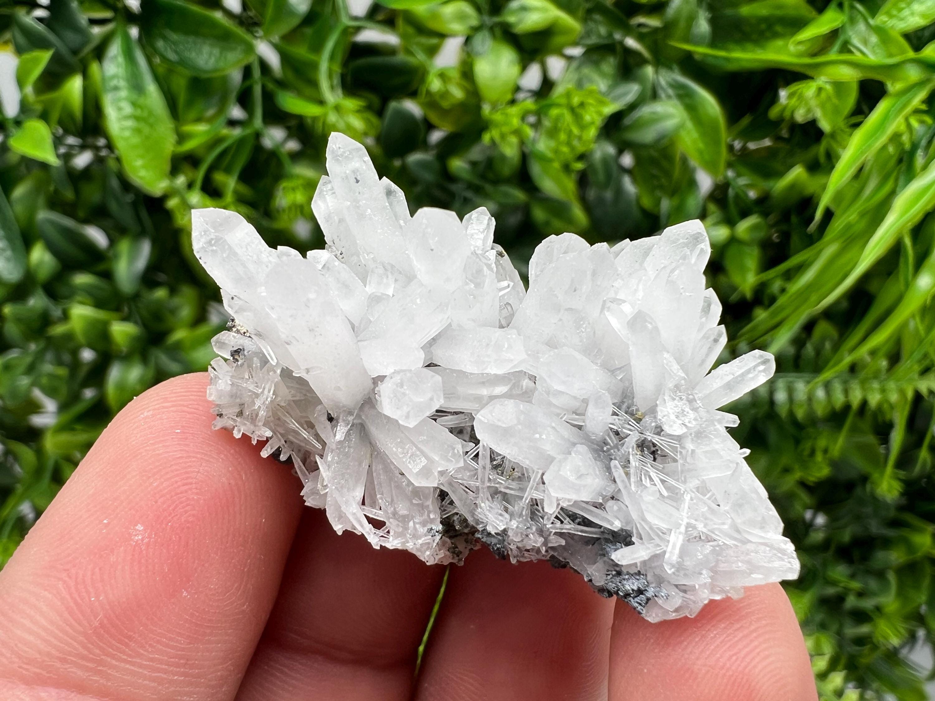 Chlorite Quartz Crystal Specimen, Madan Bulgaria Mineral