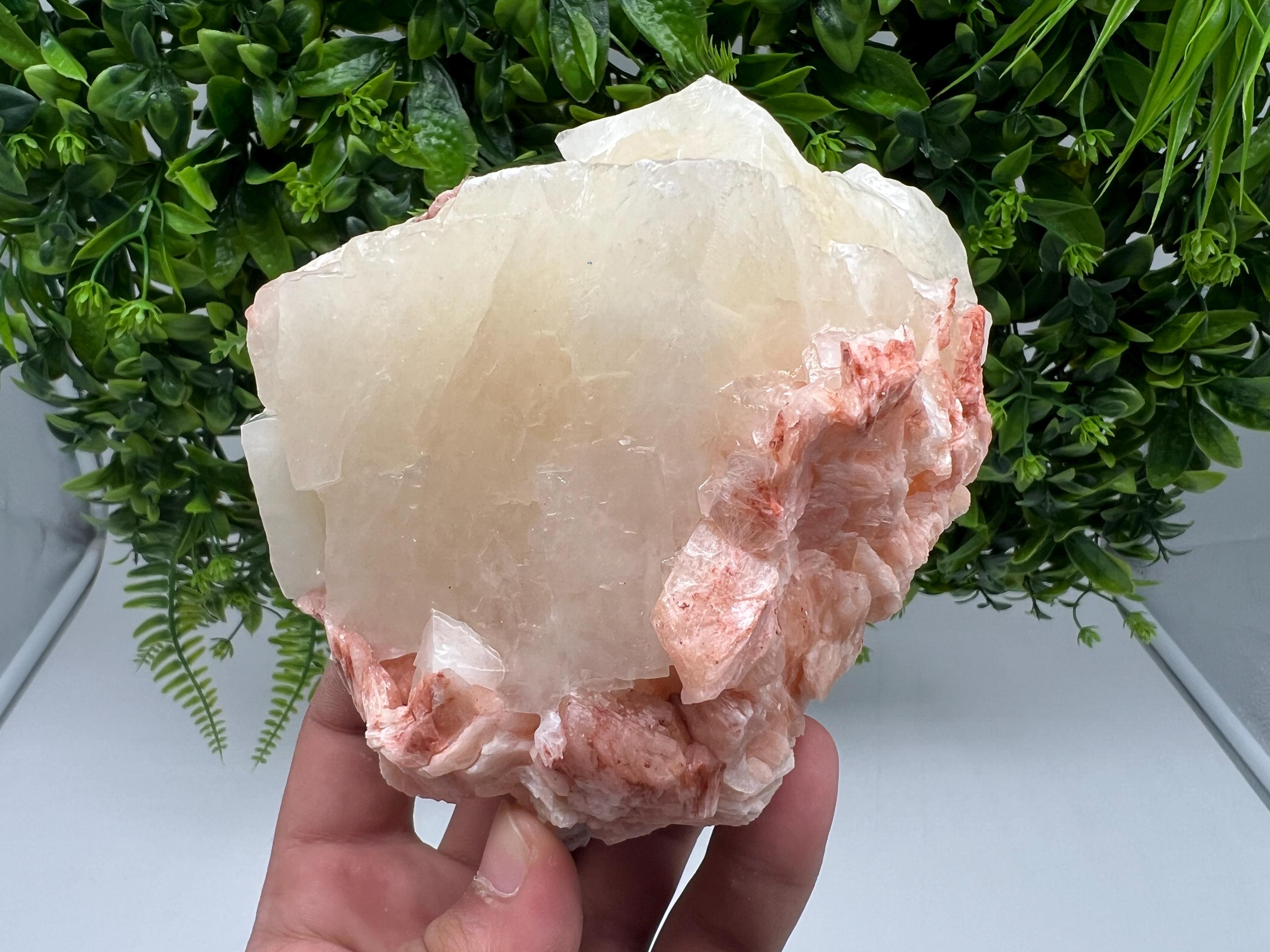 EXSTA Large Apophyllite,Stilbite on Chalcedony,natural,collection mineral specimen,India Mineral,Crystal,Stone Mineral Specimen IndiaCrystal