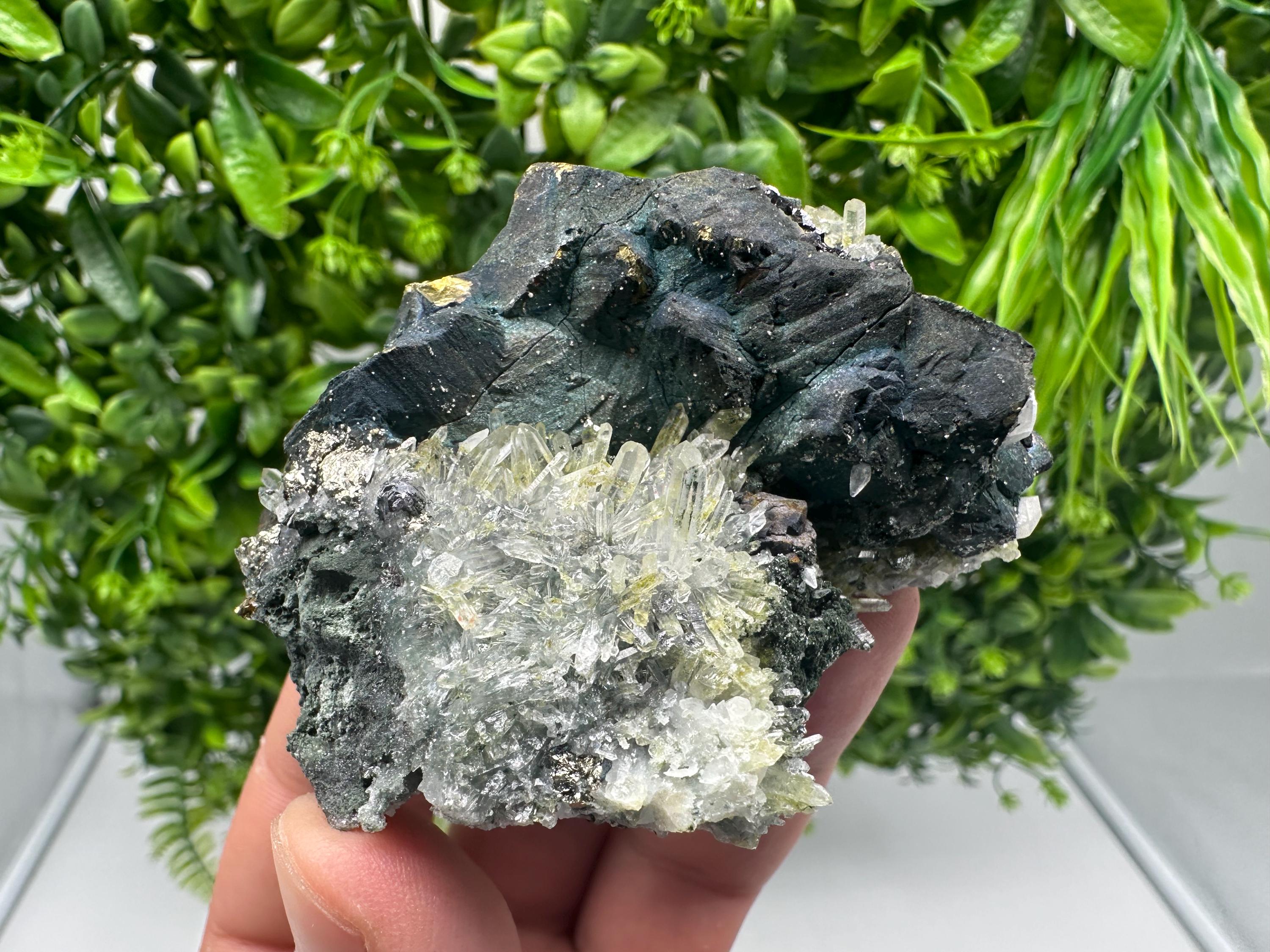 Chalcopyrite Bornite Covelline Mineral Specimen: Djurcovo Mine, Bulgaria