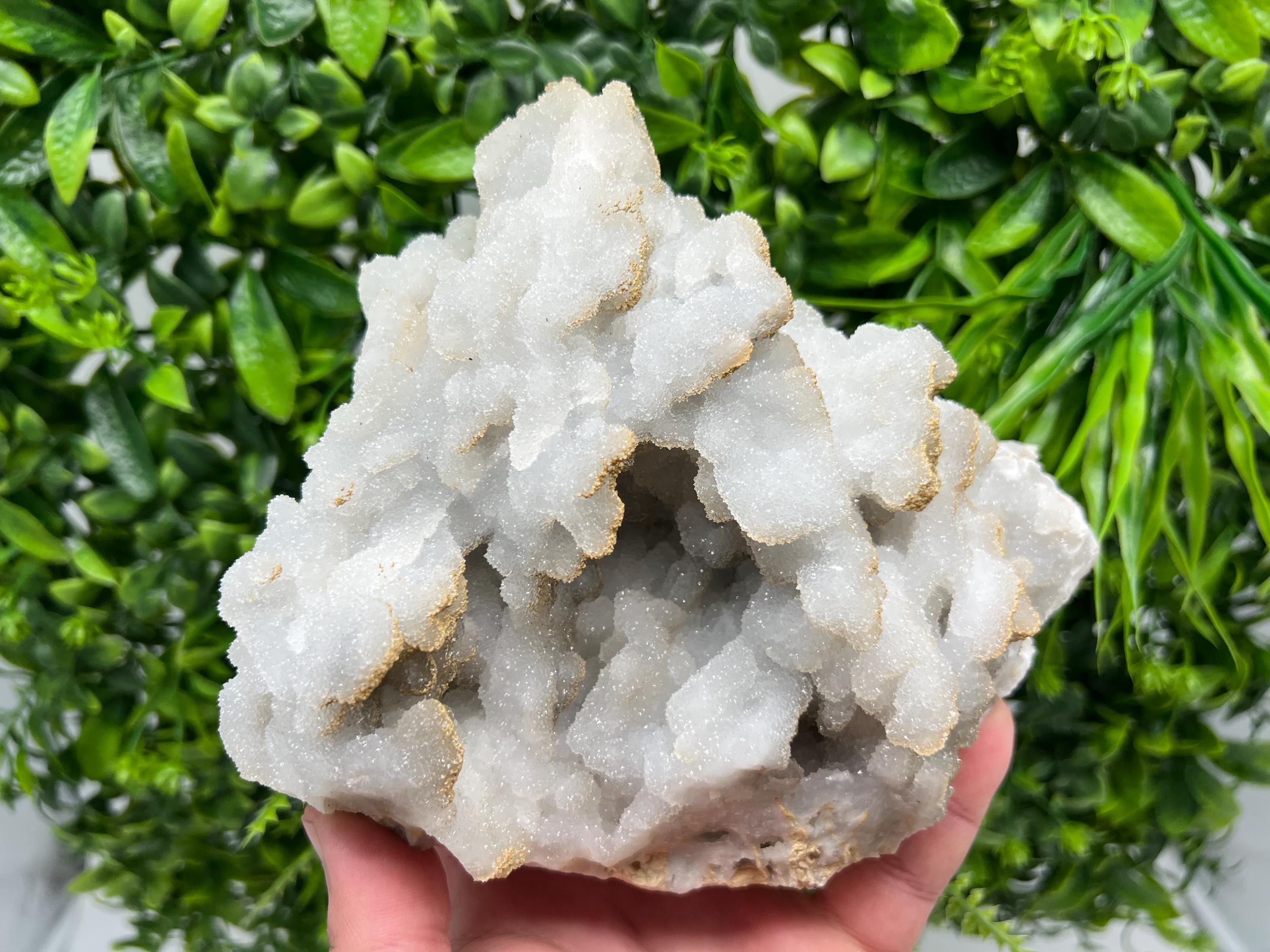 Quartz Chalcedony with Chlorite Inclusions: Deep Blue Mineral Decor