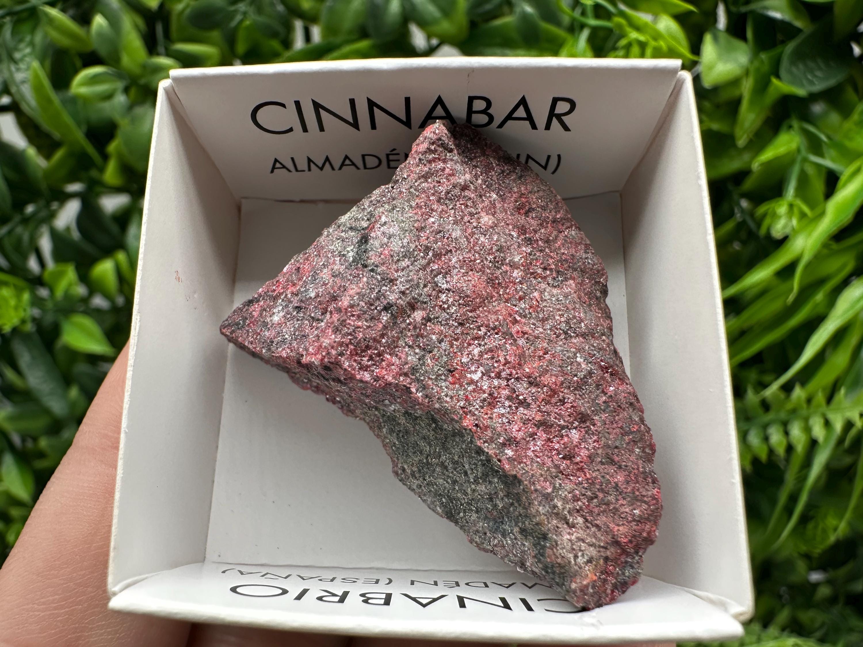 Red Cinnabar Crystal Specimen: Almaden Mines, Spain - Chakra Stone (4/3 cm)