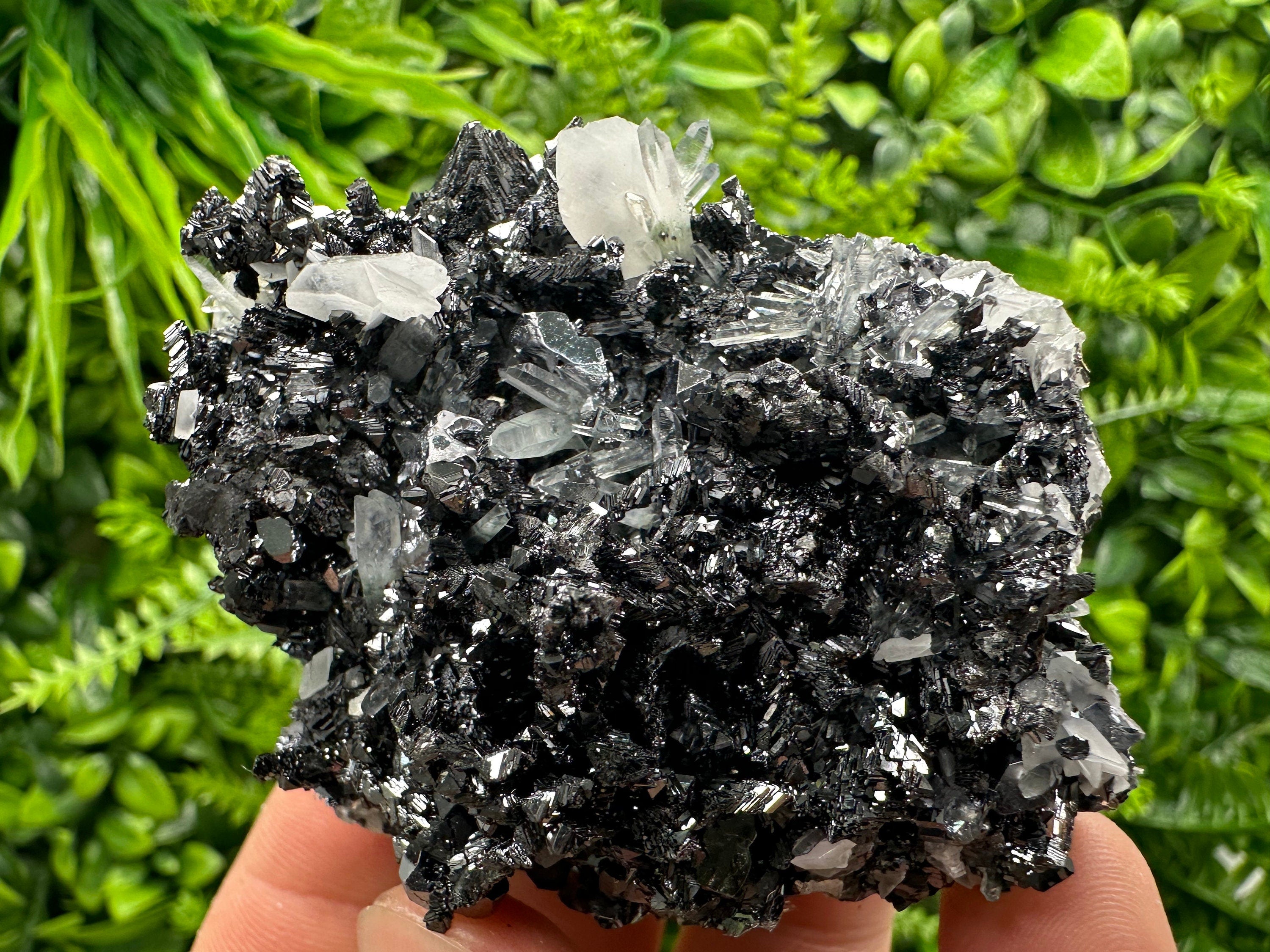 Pyrite Calcite on Sphalerite with Quartz, Bulgaria Mineral Specimen