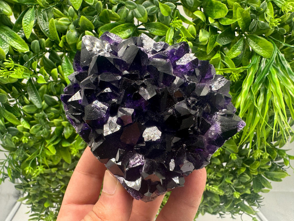 Uruguay Amethyst Crystal: Purple Quartz Home Decor, Energy Stone