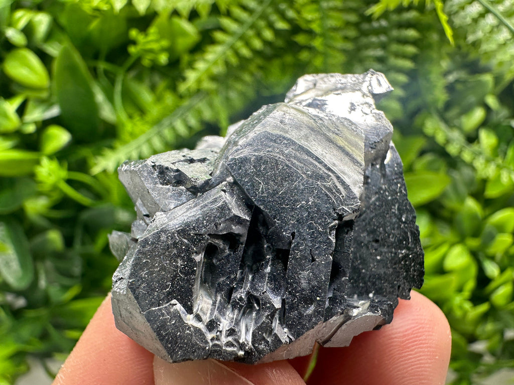 Galena on Sphalerite and Quartz, Borieva Mine Mineral Specimen