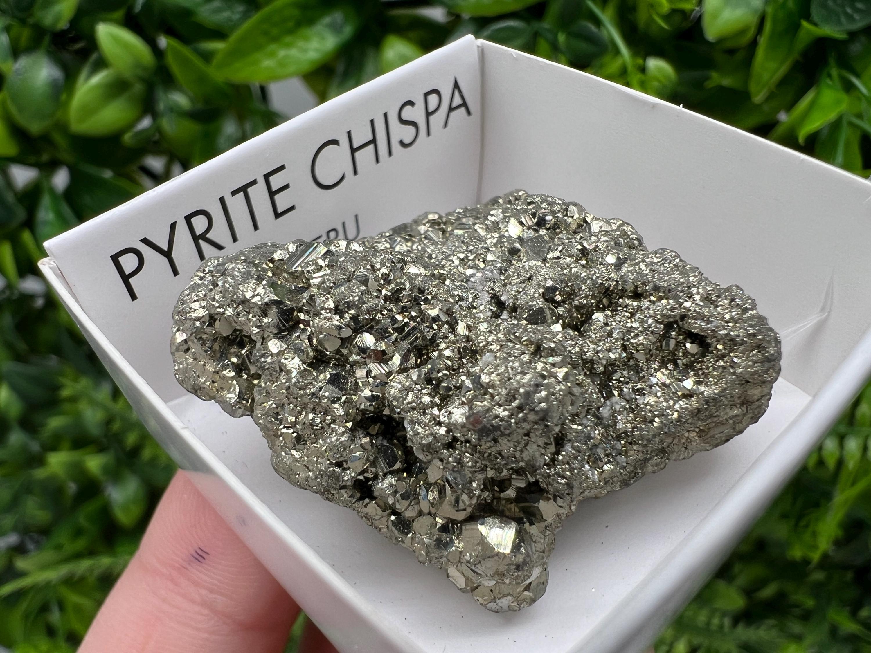 Peruvian Pyrite Specimen, Gold Cube, Shiny Home Decor Stone