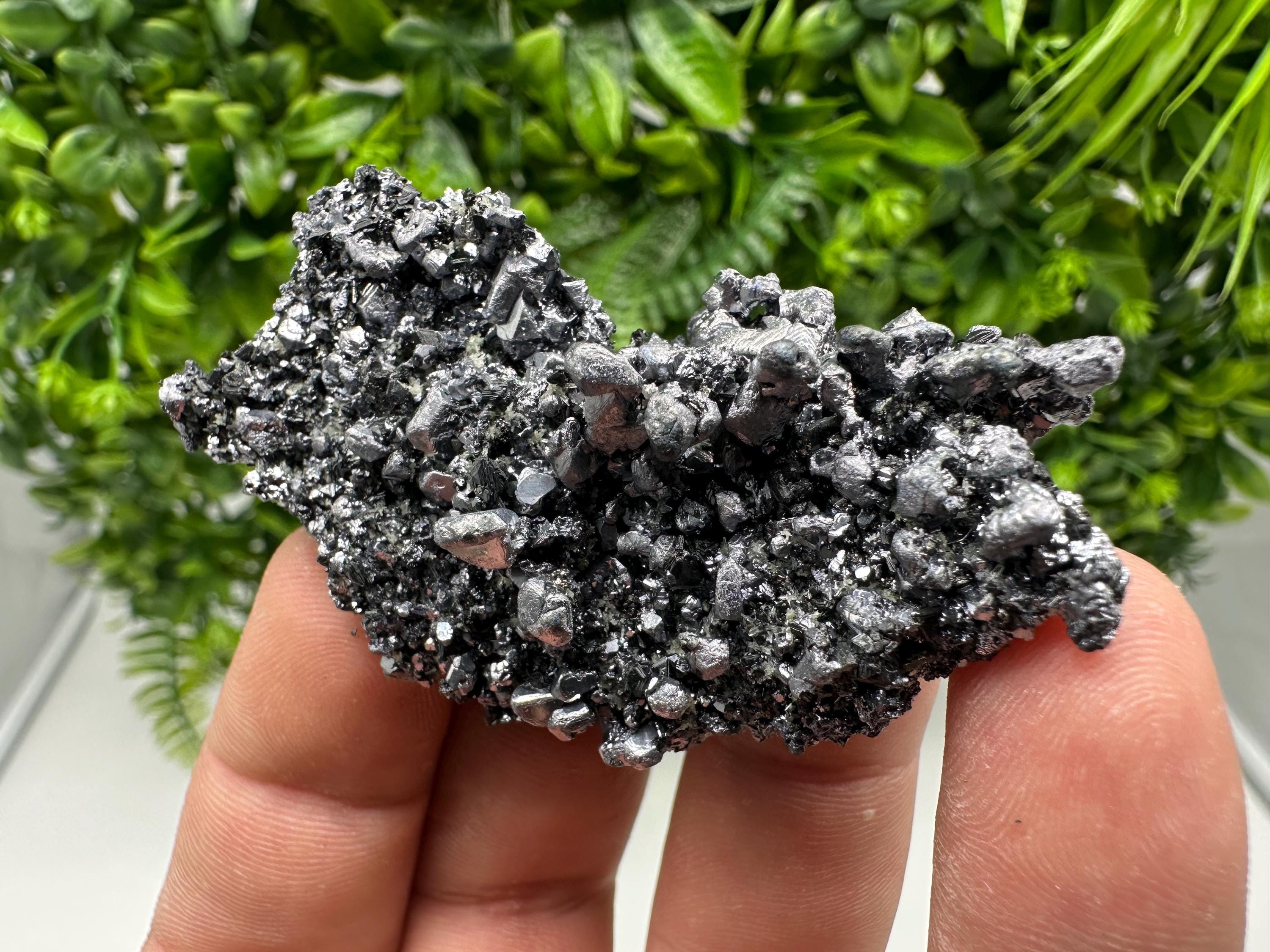 Sphalerite Galena Crystal Cluster with Quartz, Epidote & Chlorite