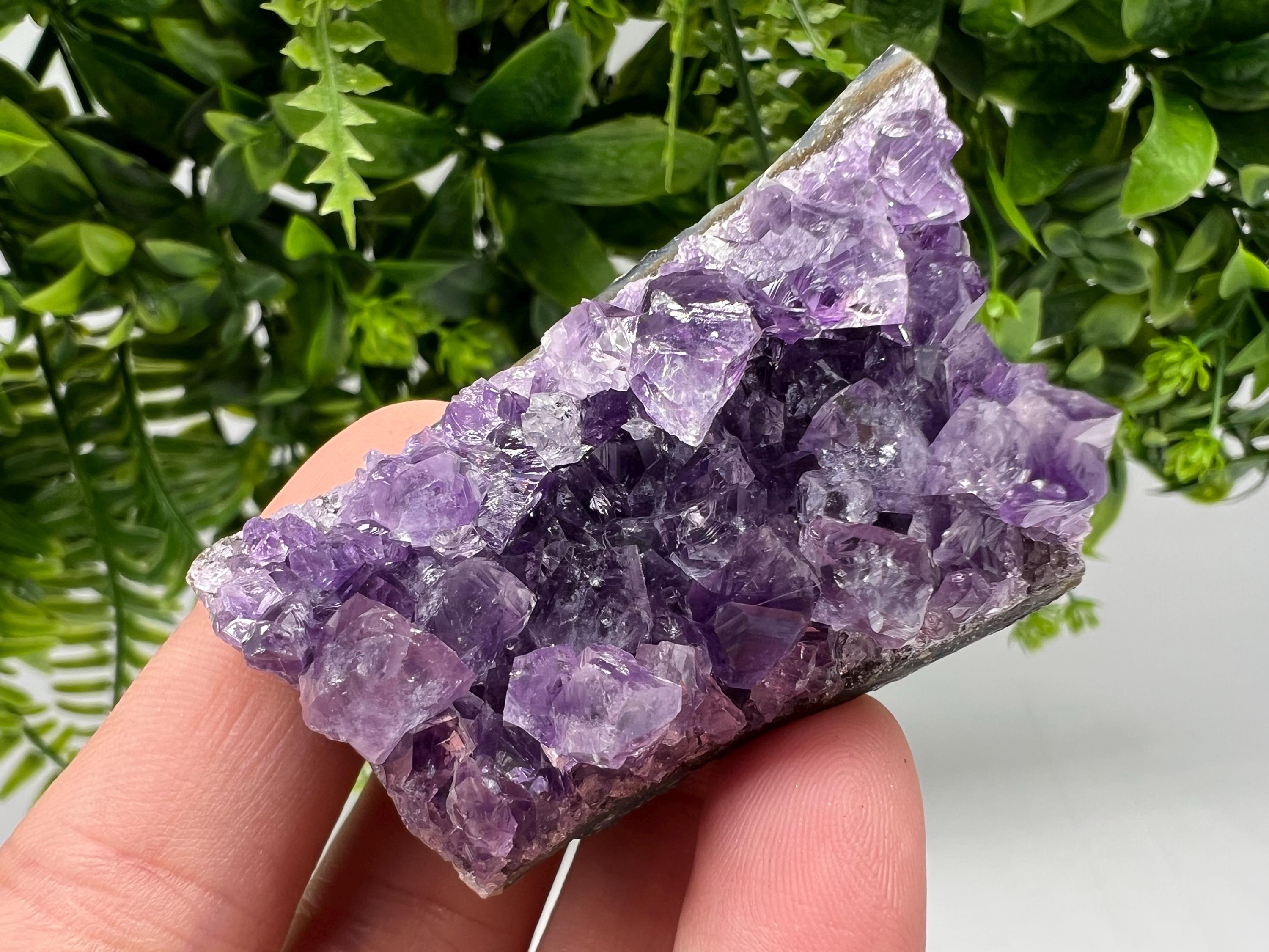 Natural Purple Amethyst Crystal, Uruguay Home Decor, 57 grams