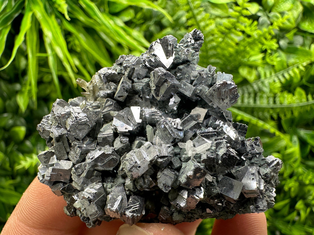 Skeletal Galena Mirror Crystal, Drujba Mine, Bulgaria