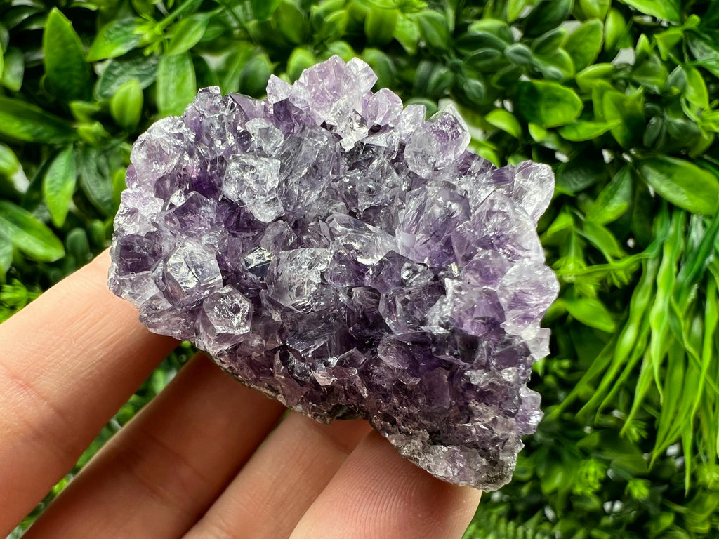 Uruguay Amethyst Crystal: Purple Quartz Phantom - Home Decor