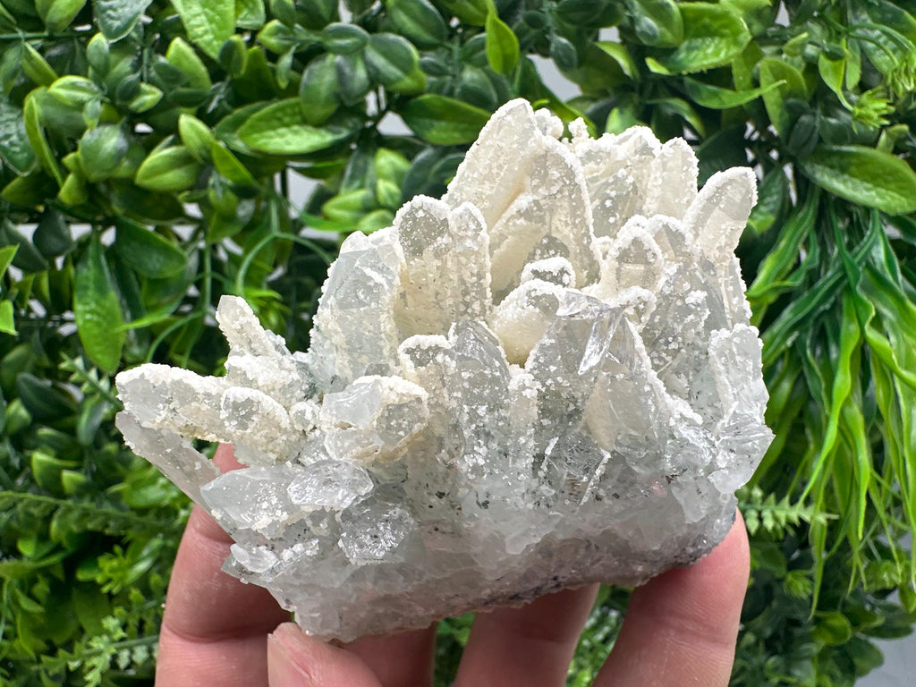 Quartz Calcite Cluster, Krushev Dol Mine Mineral Specimen