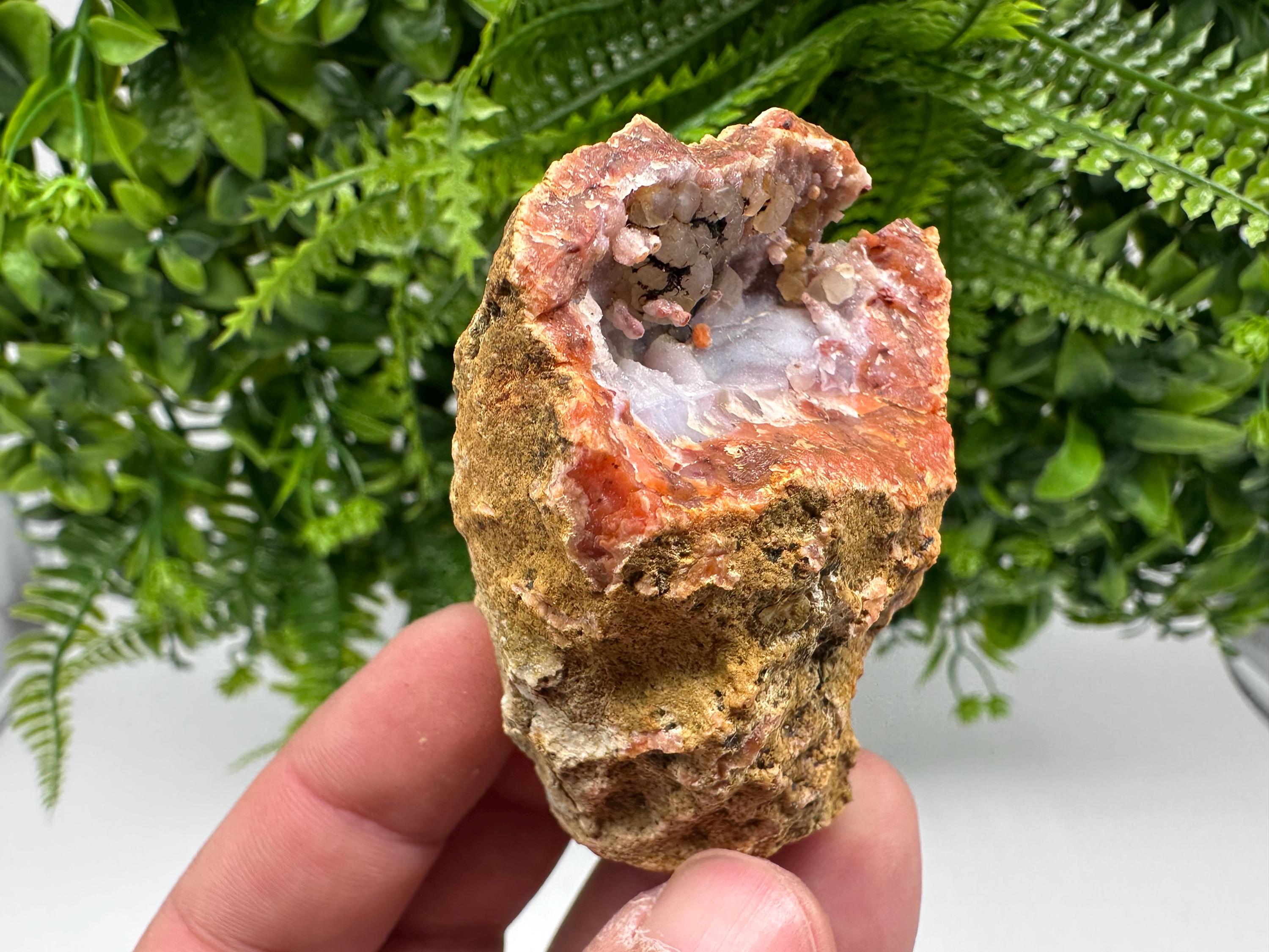 Moroccan Red Chalcedony Crystal, Mineral Specimen