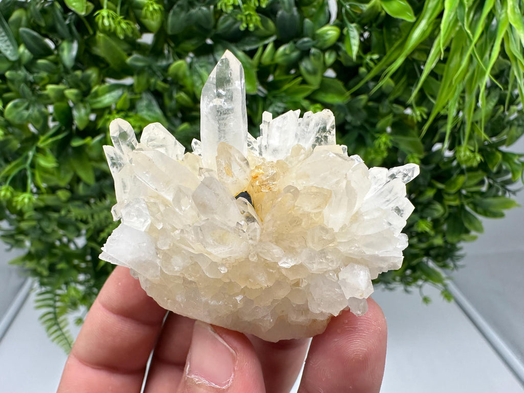 Quartz Limonite Mineral Specimen, Iron Oxide Stone Decor