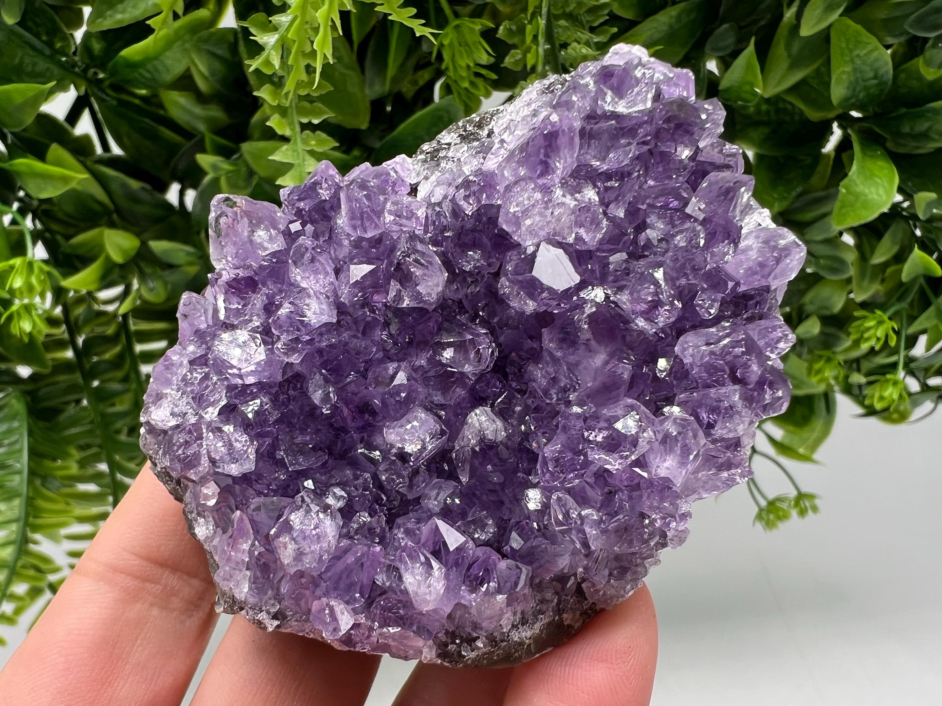 Natural Purple Amethyst Crystal from Uruguay, Home Decor, Energy Crystal