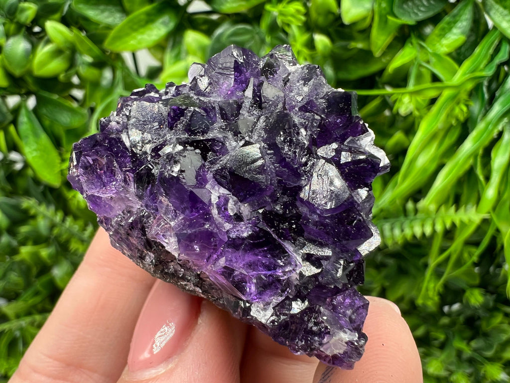 Uruguay Amethyst Crystal: Purple Quartz Home Decor, Energy Stone