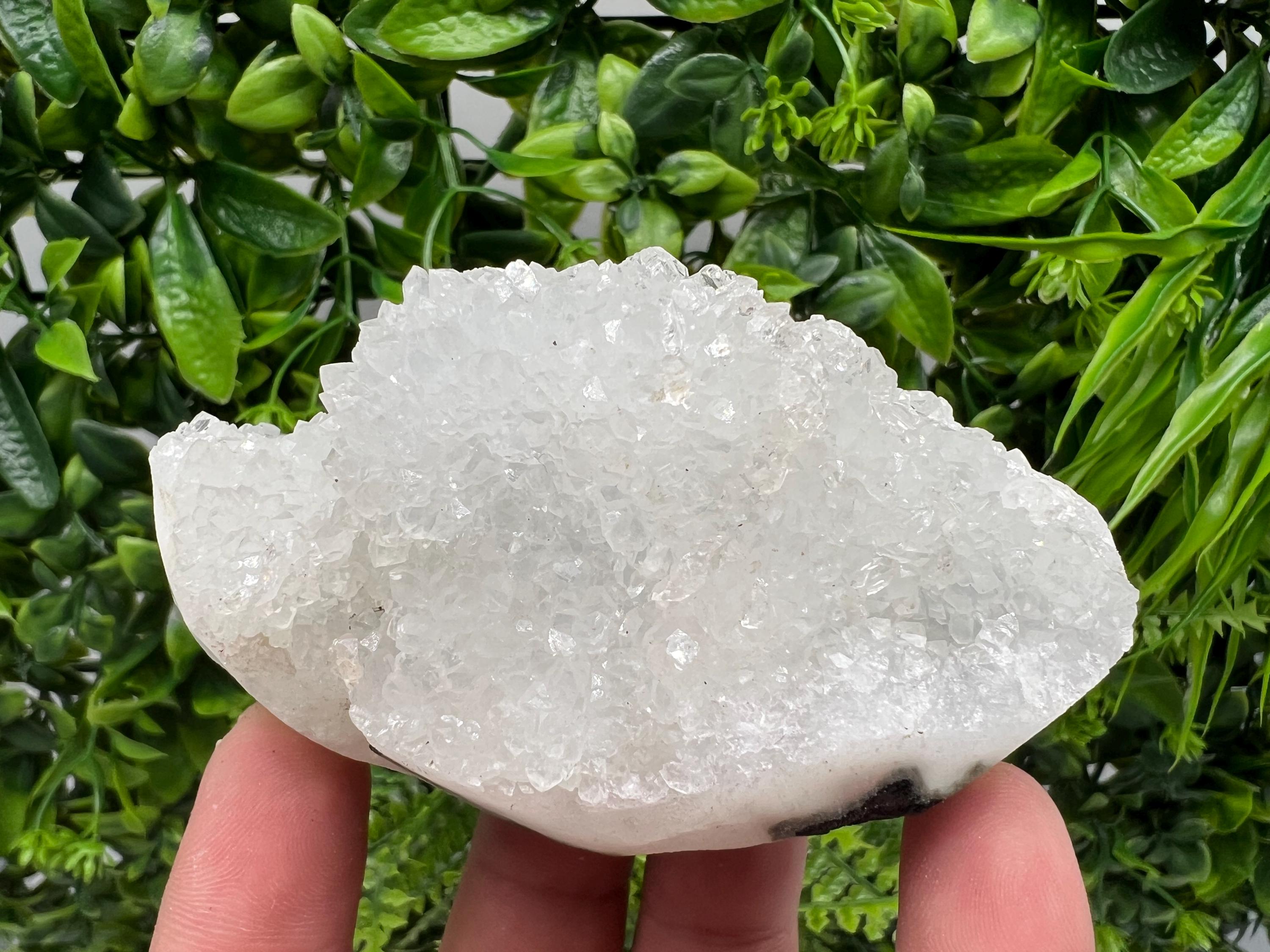 Natural Chalcedony Specimen: India Crystal Mineral, Home Decor