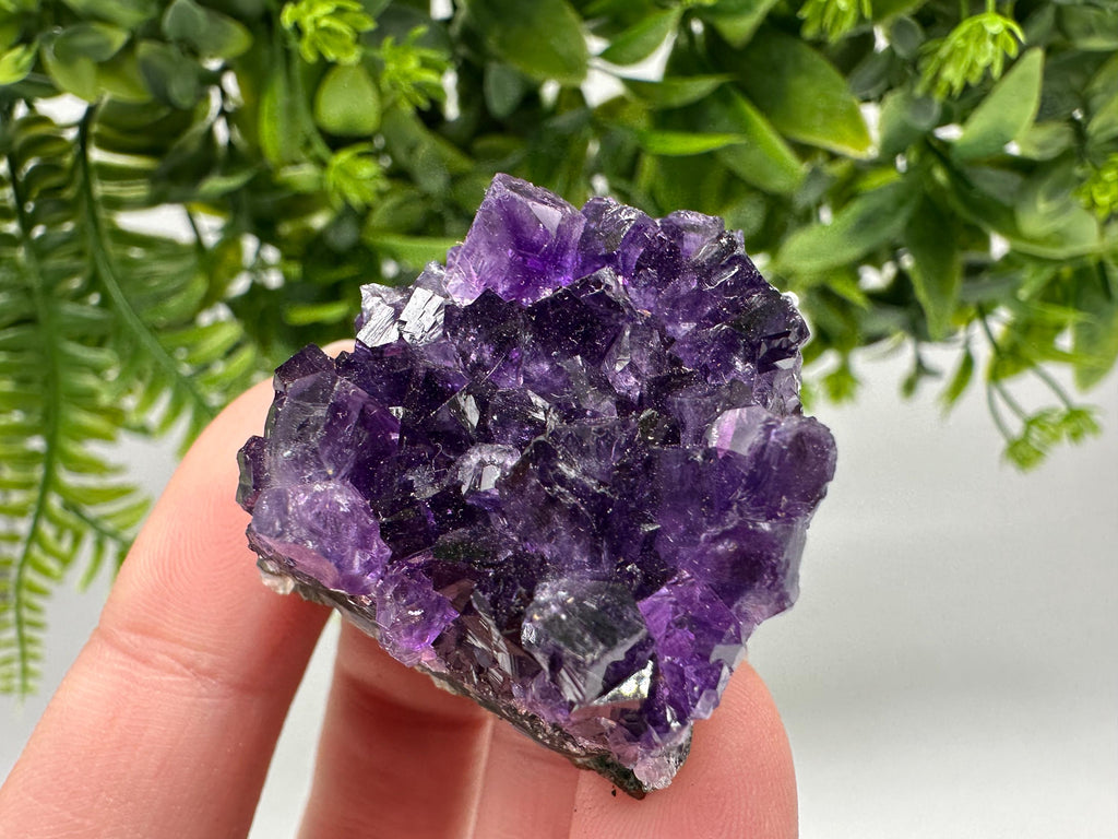 Uruguay Amethyst Crystal: Purple Quartz Home Decor, Energy Stone