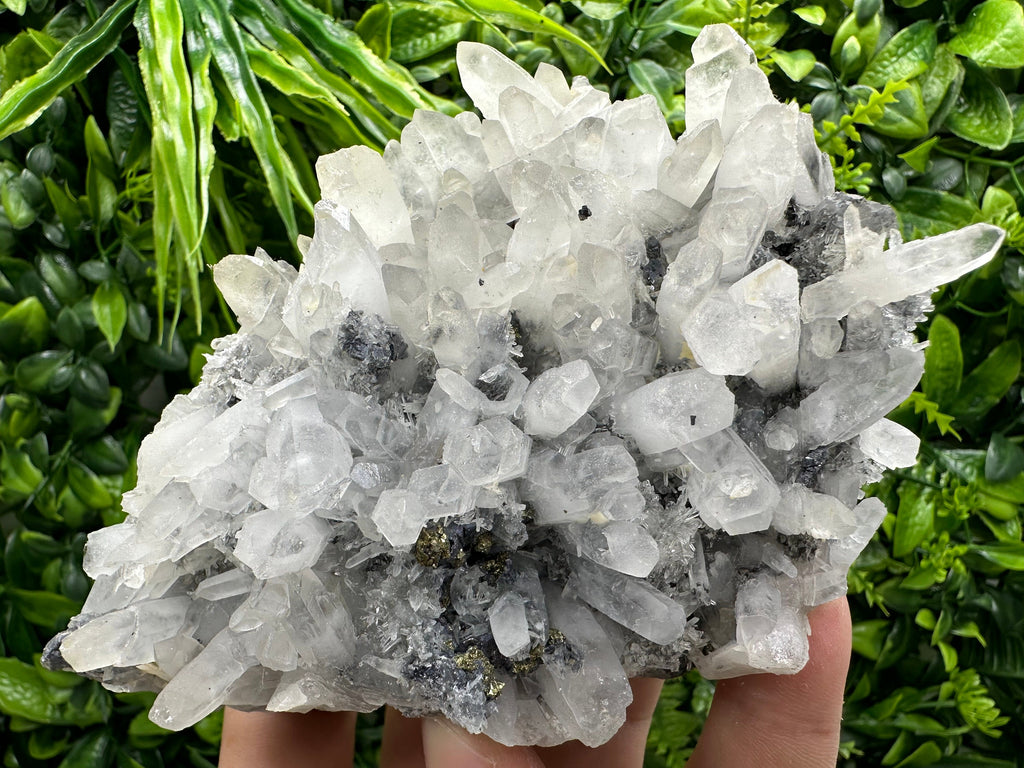 Milky Quartz Crystal Cluster, Natural Minerals, Home Decor Stone