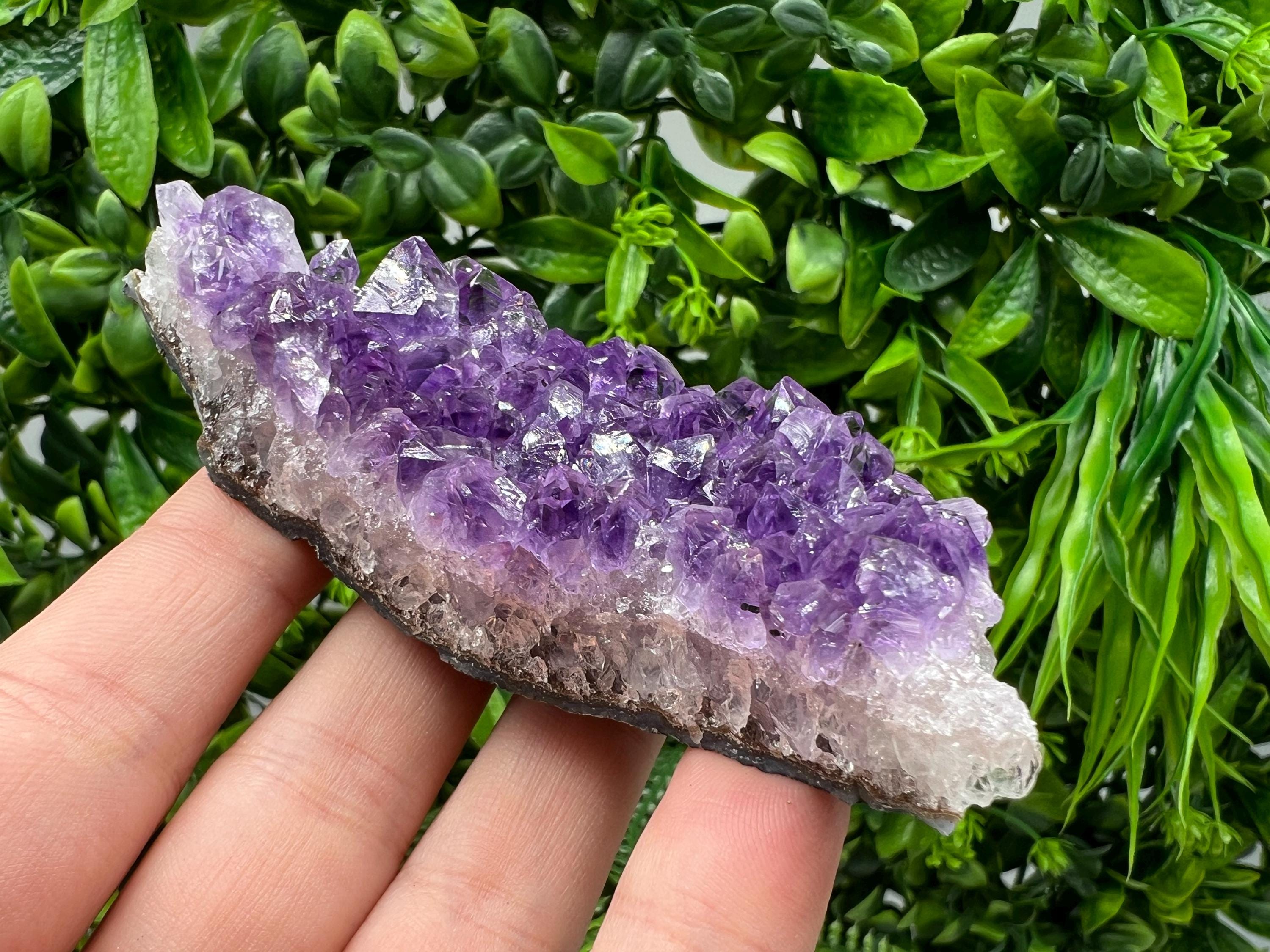 Uruguay Amethyst Cluster, Purple Crystal Home Decor