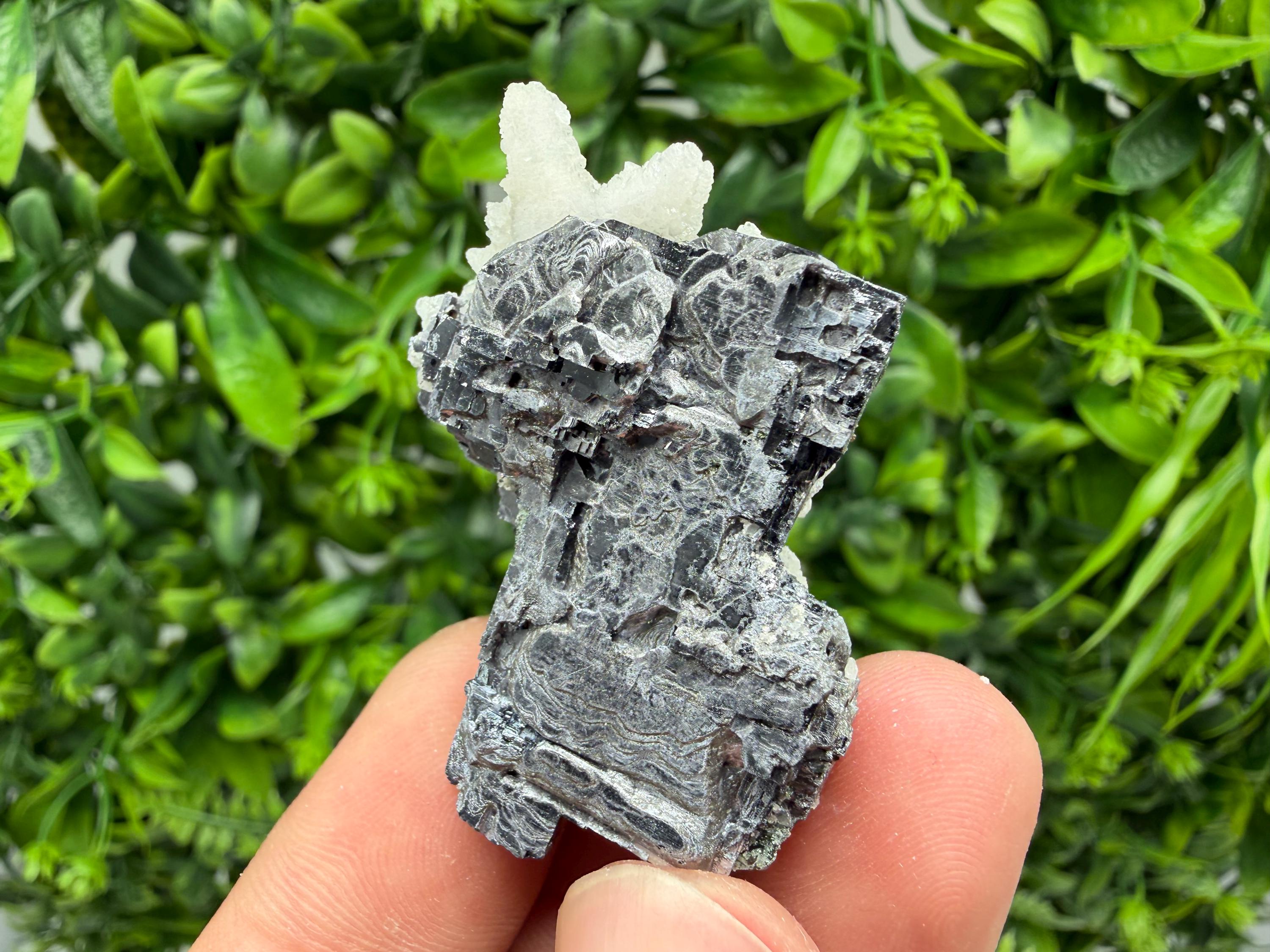 Galena Spinel with Quartz and Calcite, Borieva Mine Mineral Specimen