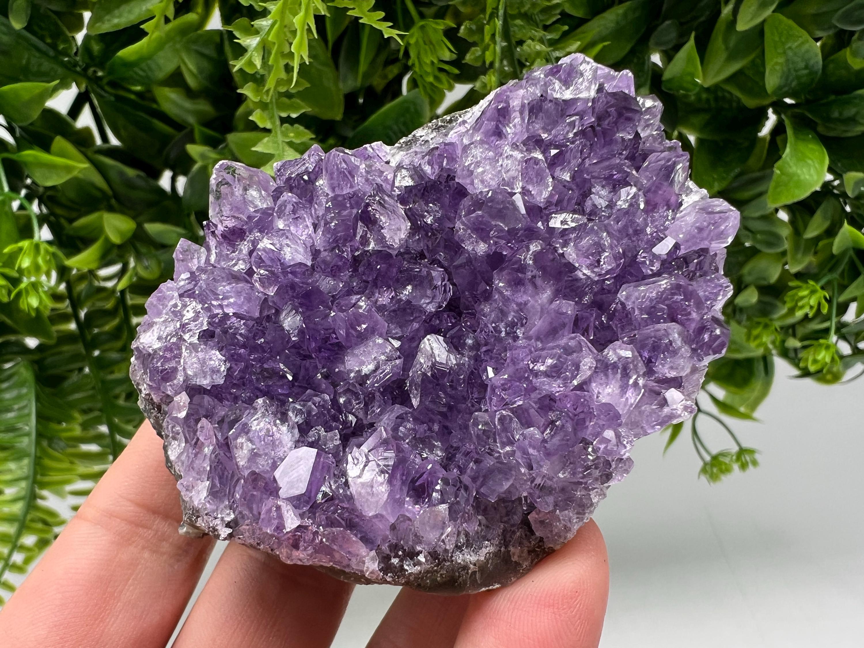 Natural Purple Amethyst Crystal from Uruguay, Home Decor, Energy Crystal