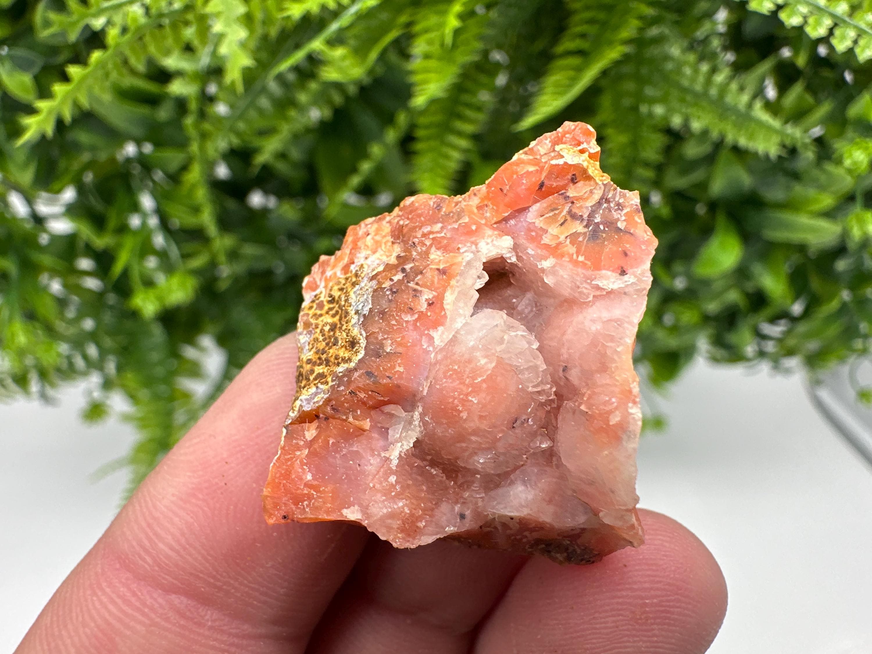 Moroccan Red Chalcedony Crystal, Mineral Specimen, Souvenir Gift