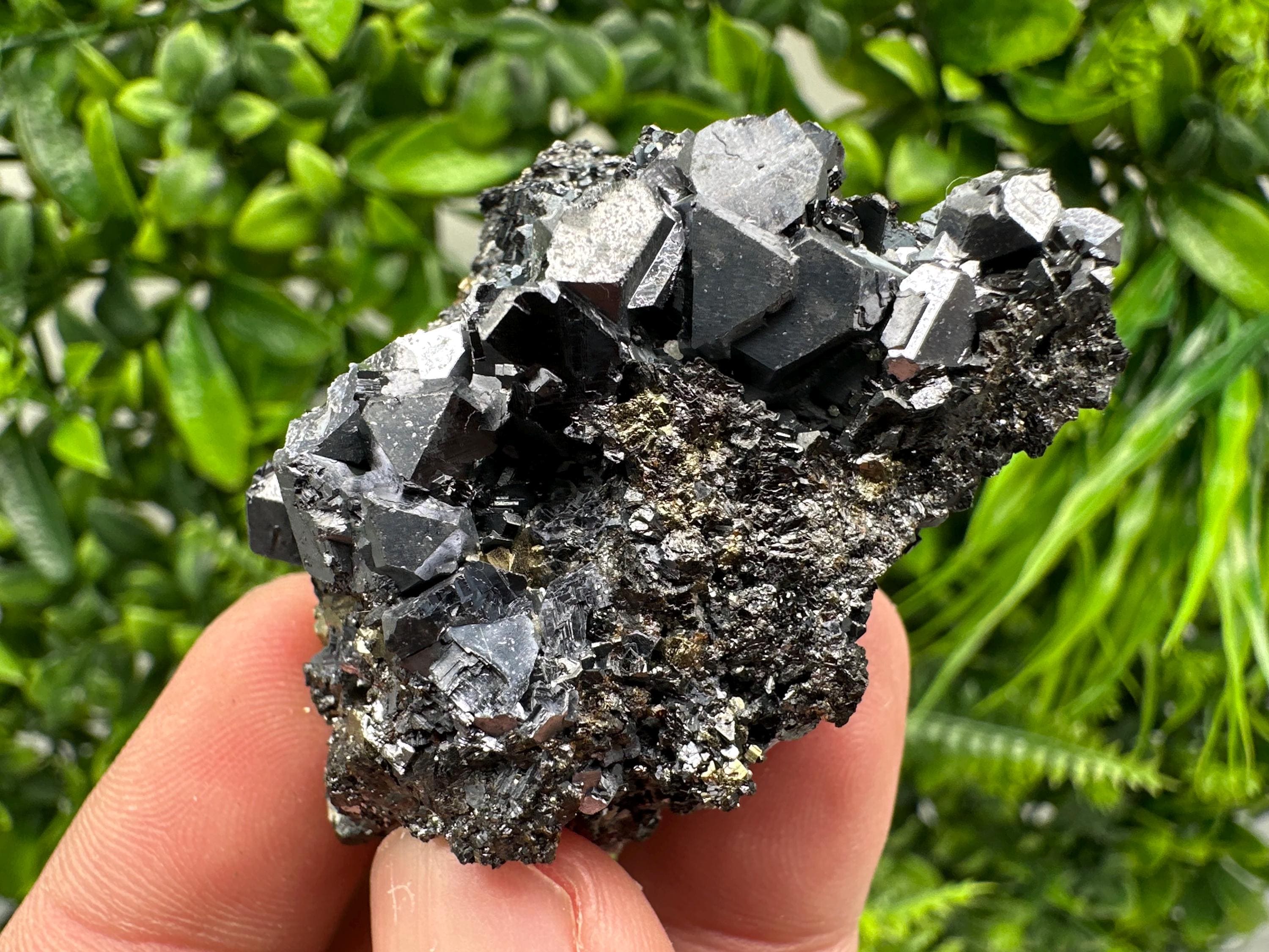 Aesthetic Sphalerite,Galena whit Chlorite from Borieva mine Madan Bulgaria natural minerals souvenir crystal gift home decor stone rock