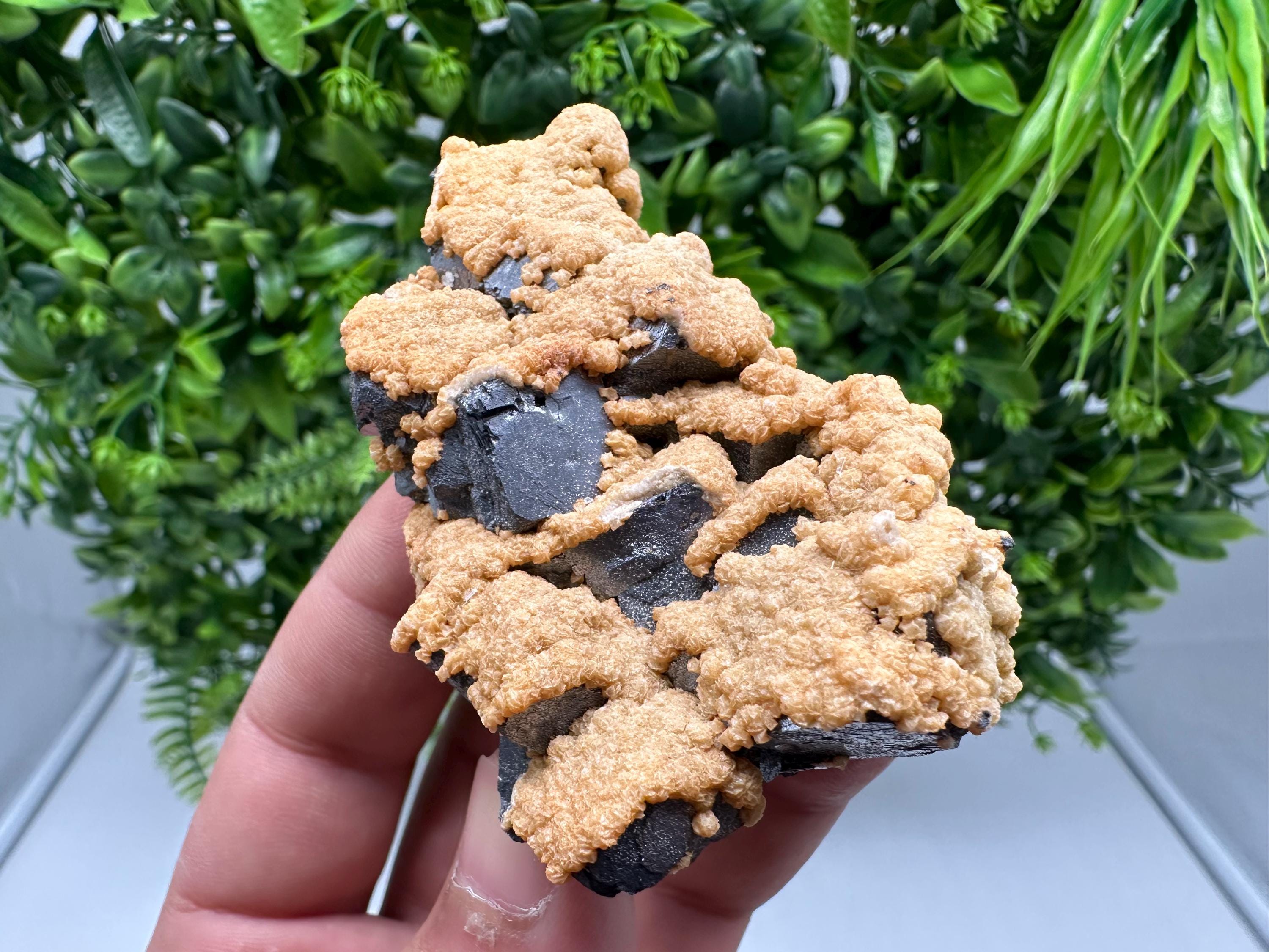Wonderful Skeletal,Spinel law Galena whit Siderite,Sphalerite,from Krushev dol mine,Bulgaria,natural minerals,collection crystal,home decor