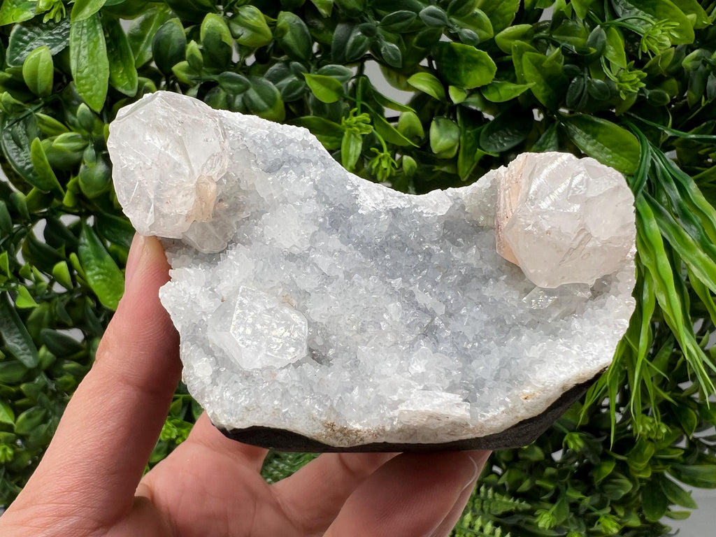 Natural Chalcedony Specimen, India Minerals, Rare Crystal Decor