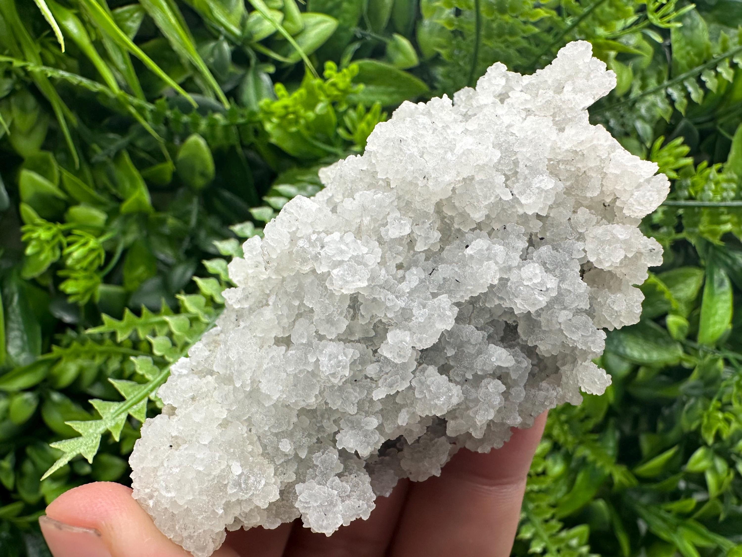 Natural Chalcedony Specimen: India Crystal Mineral, Home Decor