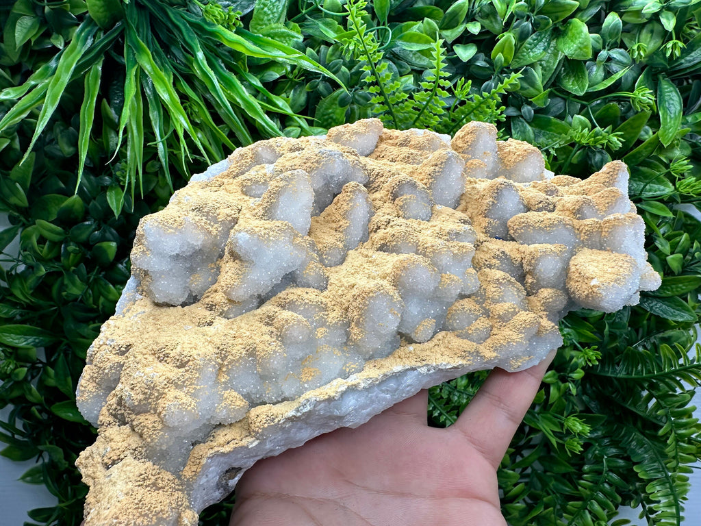 Large Chalcedony with Dolomite/Siderite, Krushev Dol Mine Mineral Specimen