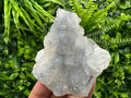 Apophyllite Stilbite on Chalcedony, India Crystal Specimen (6/6/3 cm)
