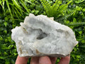 Chlorite Chalcedony Quartz Cluster, Natural Crystal Mineral Specimen