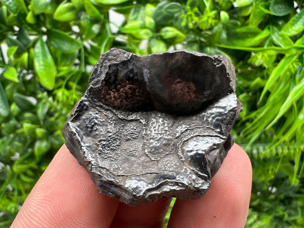 Moroccan Black Botryoidal Hematite Specimen: Chakra Reiki Crystal