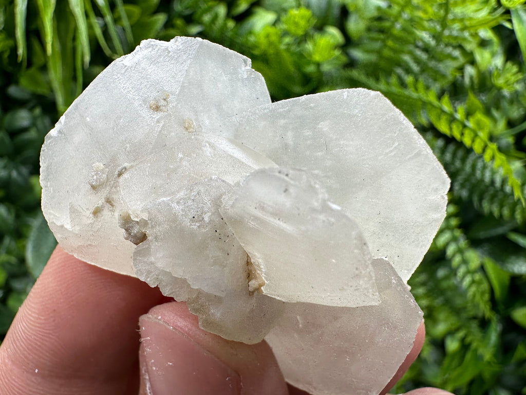 White Calcite on Matrix: Madan Bulgaria Crystal Mineral