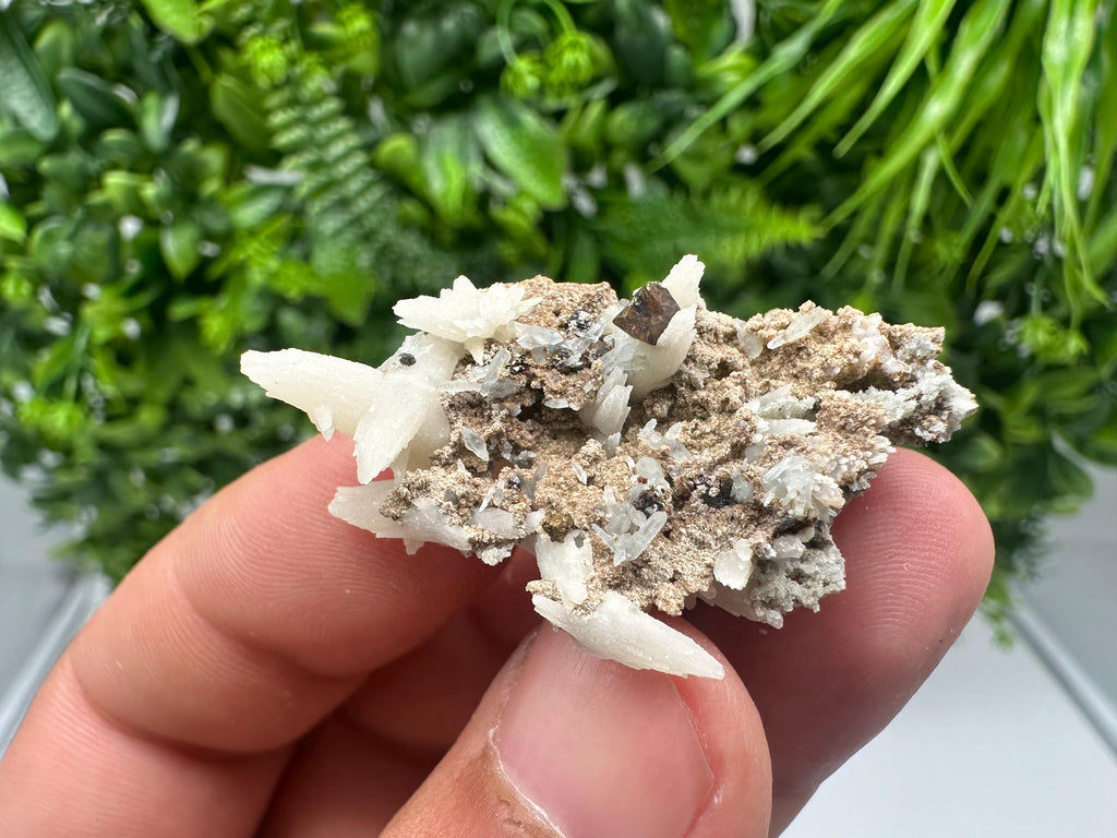 Rare Rainbow Pyrite Calcite Mineral Specimen, Madan Bulgaria